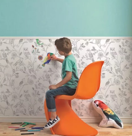 استفاده از کاغذ دیواری های مخصوص کودکان
