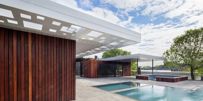 طراحی اسپا در باغ های Bota Bota / شرکت MU Architecture