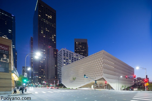 معماری موزه ی Broad در لس آنجلس