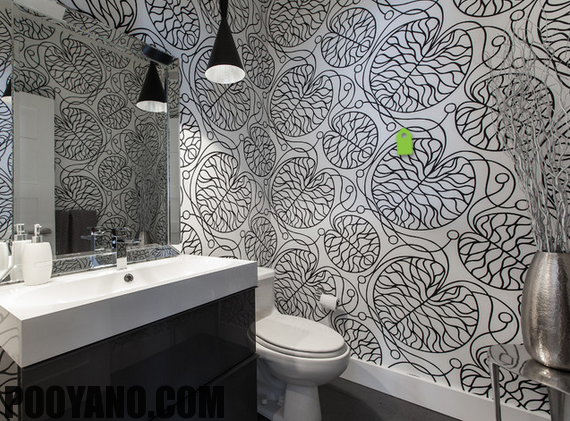 سایت پویانو-کاغذ دیواری در حمام
