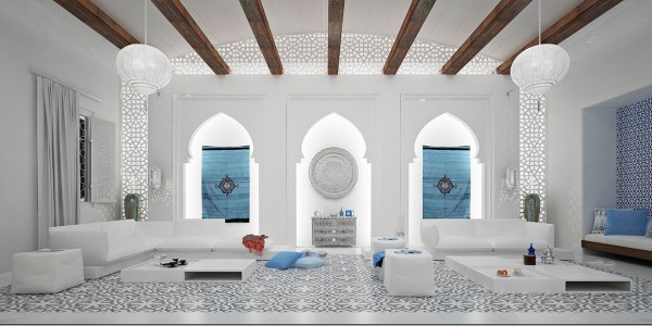 طراحی داخلی به سبک مراکشی