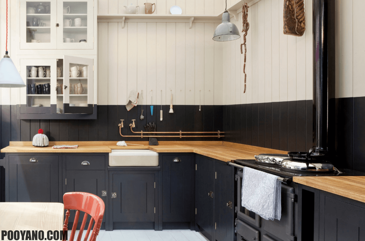 سایت پویانو- رنگ کابینت های آشپزخانه