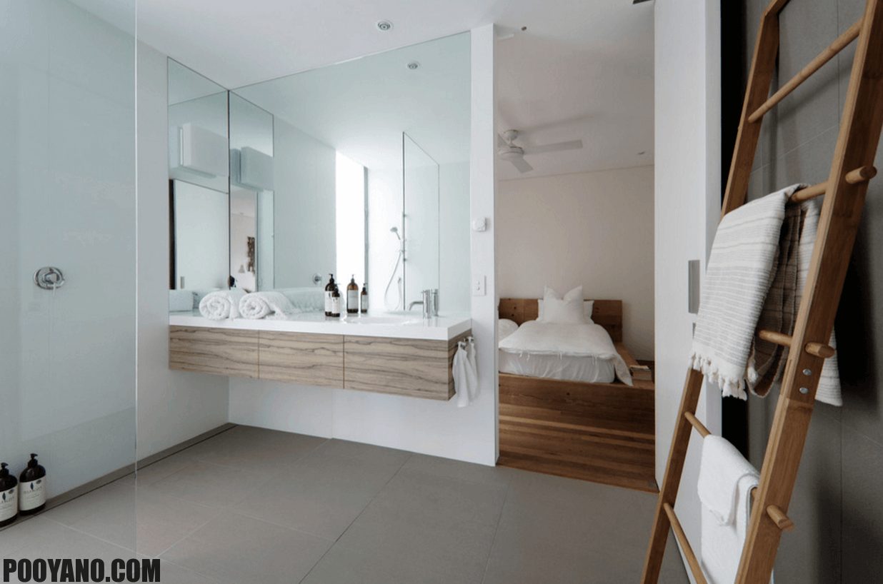 سایت پویانو-آیینه در حمام