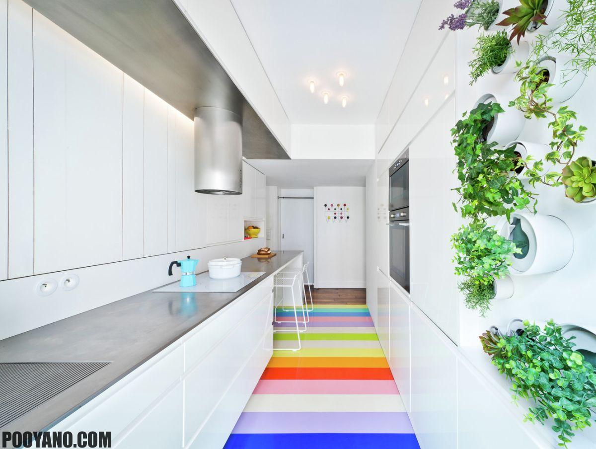 سایت پویانو-رنگین کمان در آپارتمان