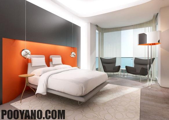 سایت پویانو- ترکیب رنگی فوق العاده برای اناق خواب