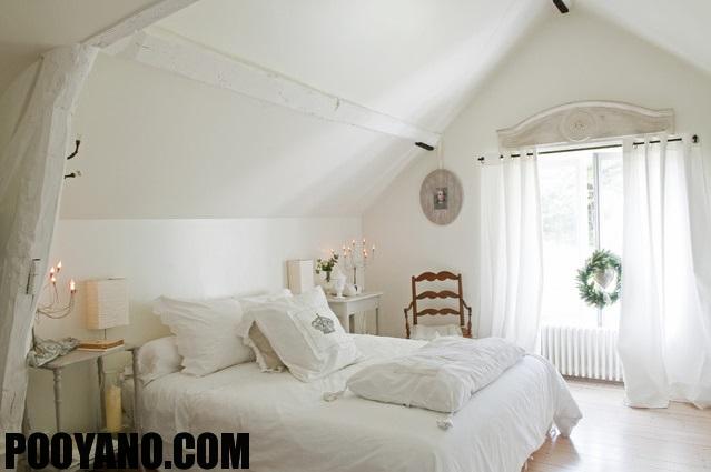 سایت پویانو-اتاق خواب سفید