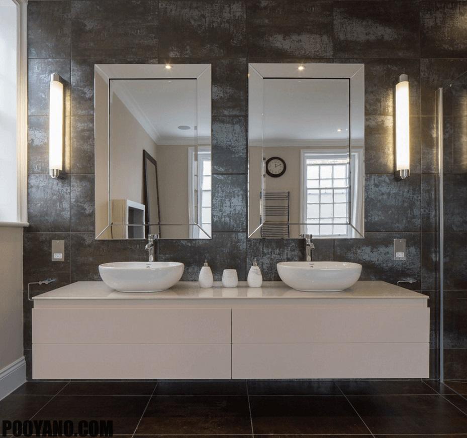 سایت پویانو- چند ایده مختلف از آینه حمام، برای انعکاس زیبایی آن