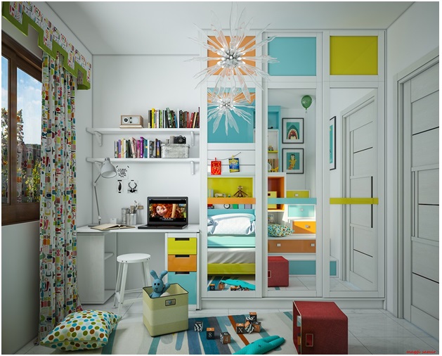 سایت پویانو-ایده های اتاق خواب فوق العاده رنگارنگ برای کودکان و نوجوانان