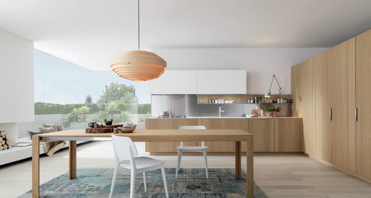  سایت پویانو-آشپزخانه چوبی و سفید