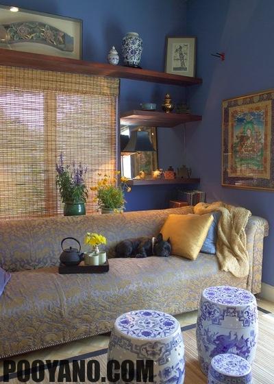 سایت پویانو-رنگ آبی مناسب دکوراسیون منزل