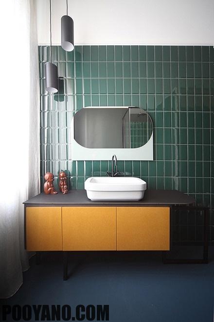 سایت پویانو-کاشی حمام در طراحی داخلی 