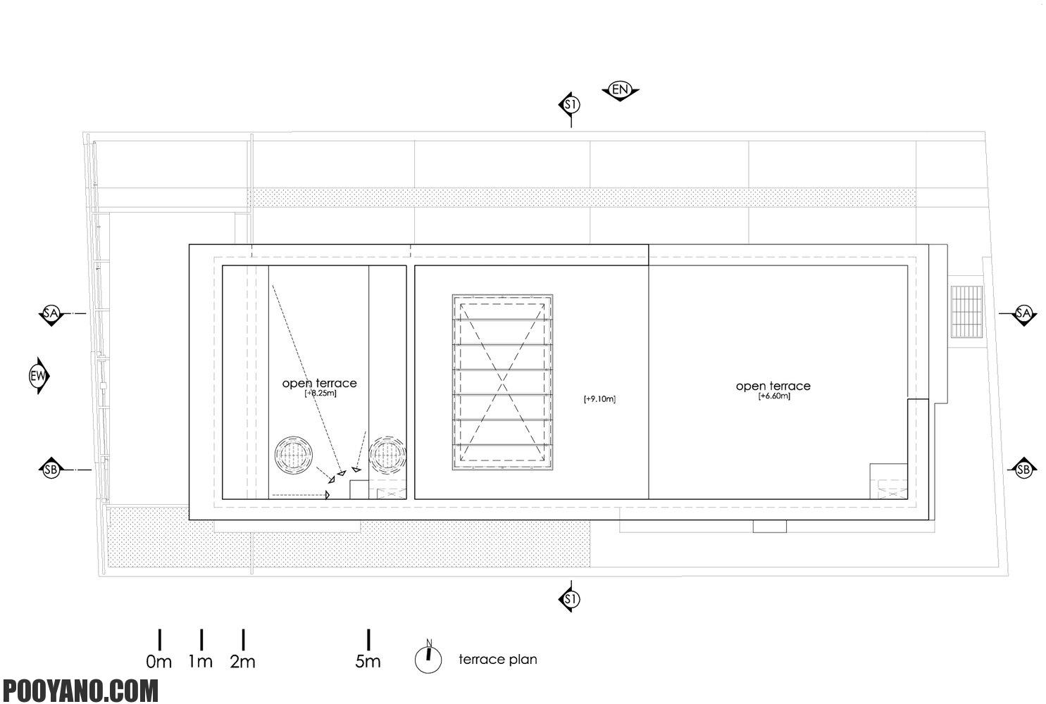 سایت پویانو-خانه مجلل با یک آتریوم باغ دار