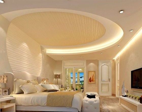 طراحی سقف نیم دایره برای اتاق خواب