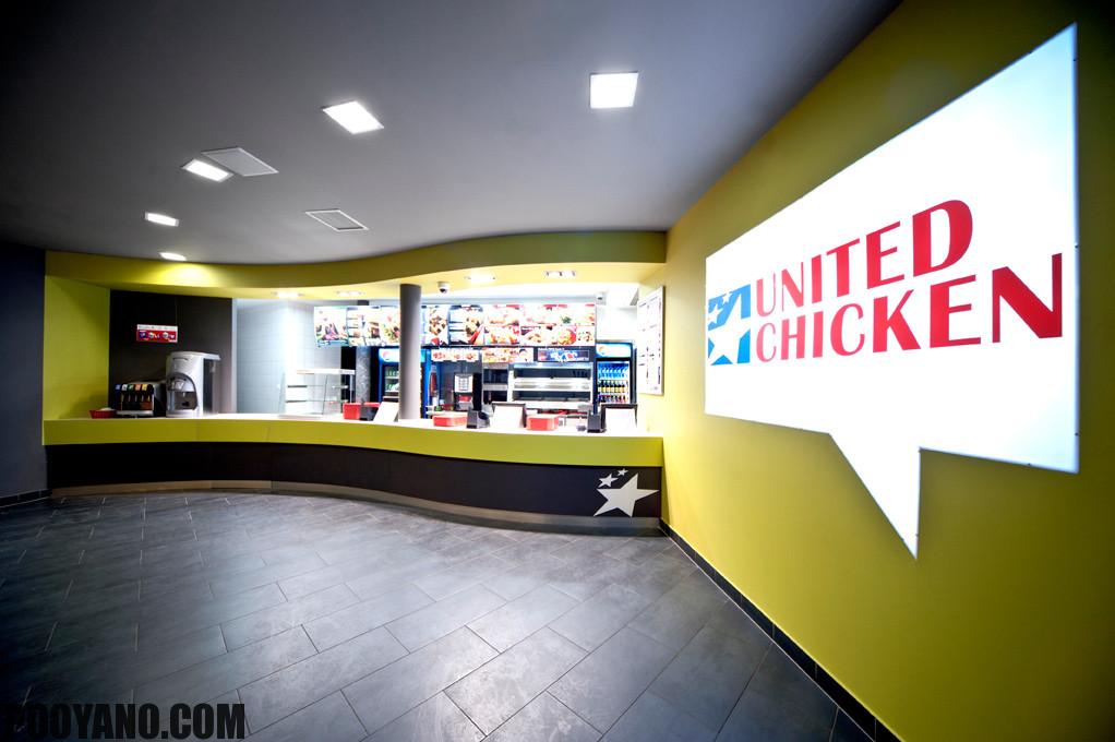طراحی رستوران United Chicken 