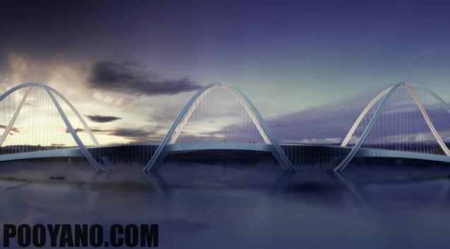طراحی پل با الهام از حلقه های المپیک