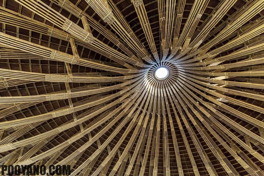 طراحی معماری یک رستوران با بامبو در ویتنام