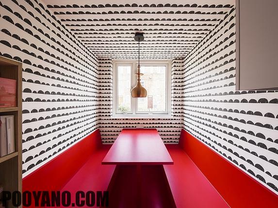 طراحی داخلی بهینه یک آپارتمان 45 متری در لندن