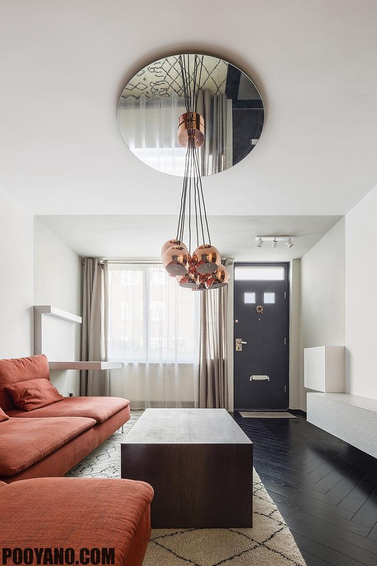 طراحی داخلی بهینه یک آپارتمان 45 متری در لندن