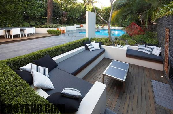 طراحی فضای نشستن بیرونی