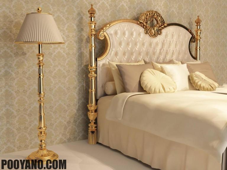 طراحی داخلی اتاق خواب به سبک باروک