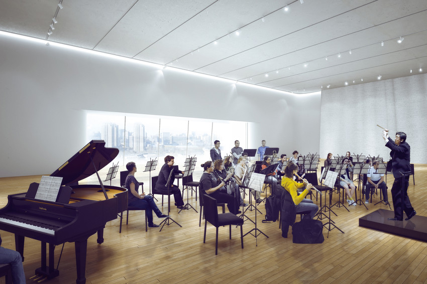 معماری سالن ارکستر فیلارمونیک در چین