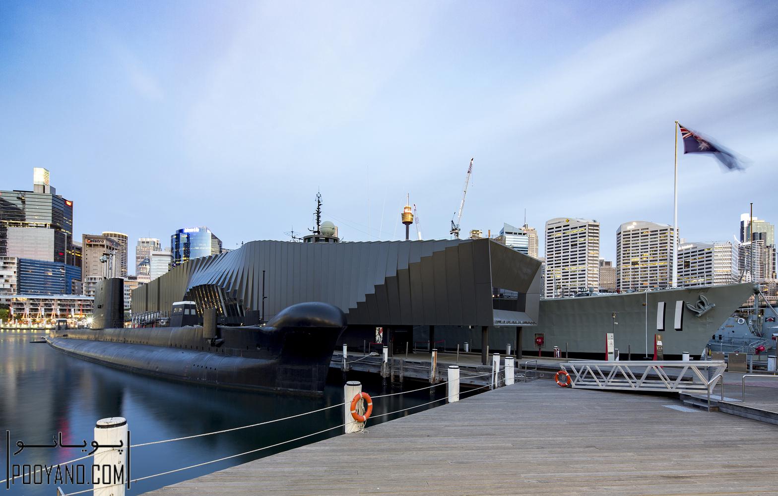 طراحی و معماری موزه ملی نیروی دریایی استرالیا، پاویون واترفرانت