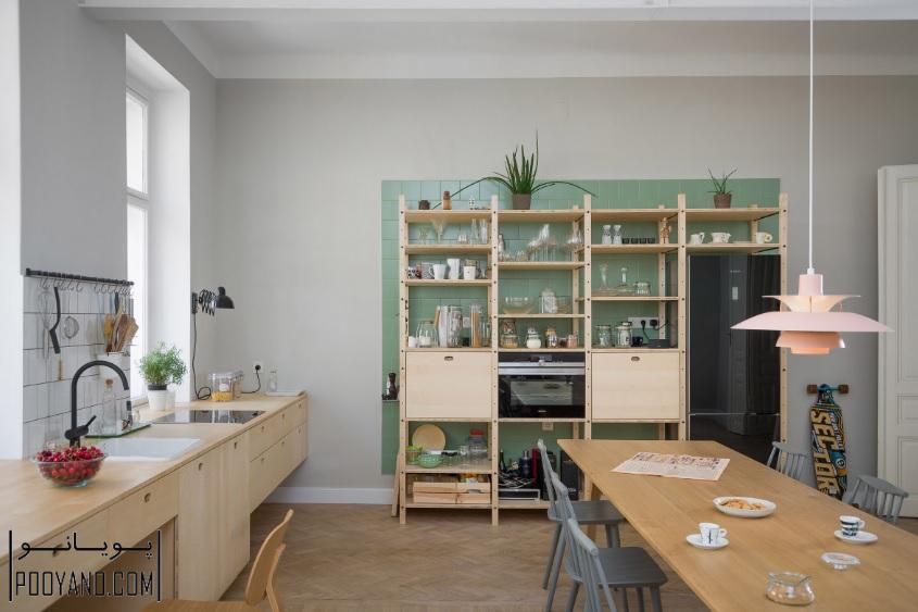 بازسازی و طراحی فضای کاری آشپزخانه مانند
