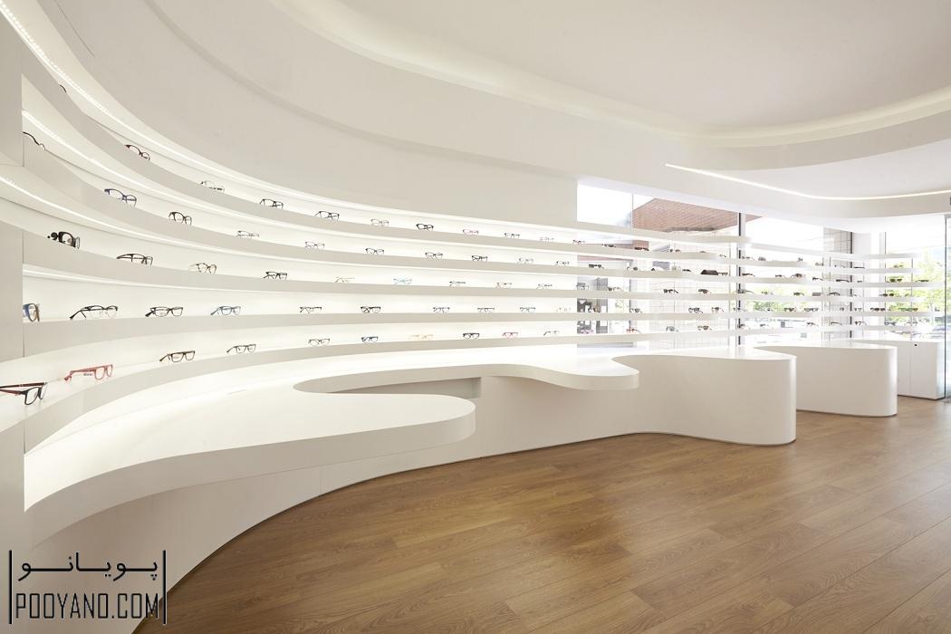طراحی مغازه عینک فروشی