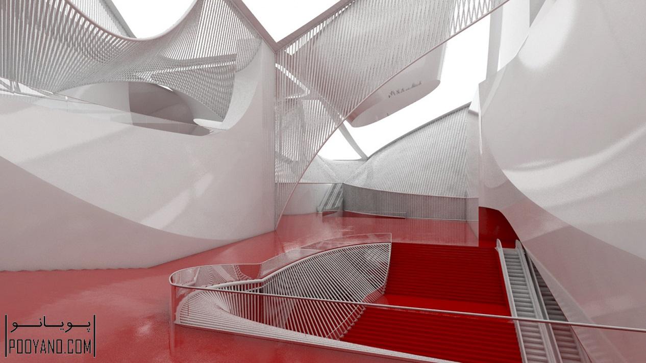 معماری و طراحی داخلی مرکز هنرهای نمایشی سجنگ