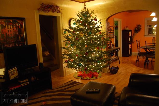 درخت کریسمس در دکوراسیون منزل