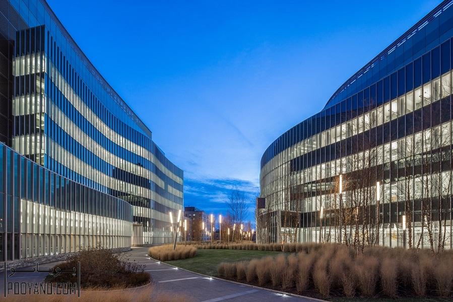 معماری ساختمان مرکز تحقیقاتی علوم پیشرفته