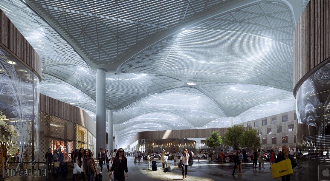 طراحی و معماری بزرگترین فرودگاه جهان