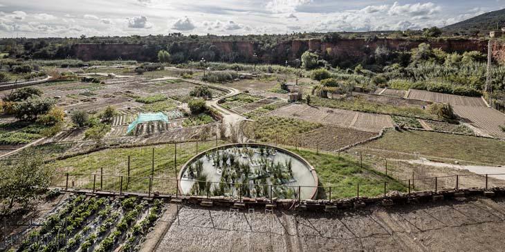احیا سیستم آبیاری چشمه های آب آلوتمنتس (Allotments ) ، در شهرکالدس د منتبوی، اسپانیا، 2015
