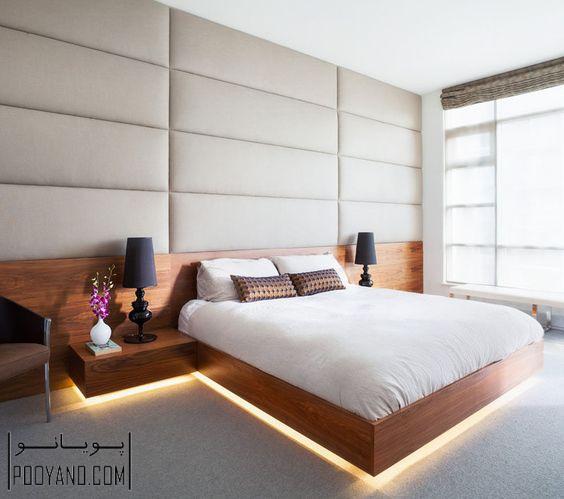 نورپردازی مخفی یا طراحی نور مخفی زیر تخت