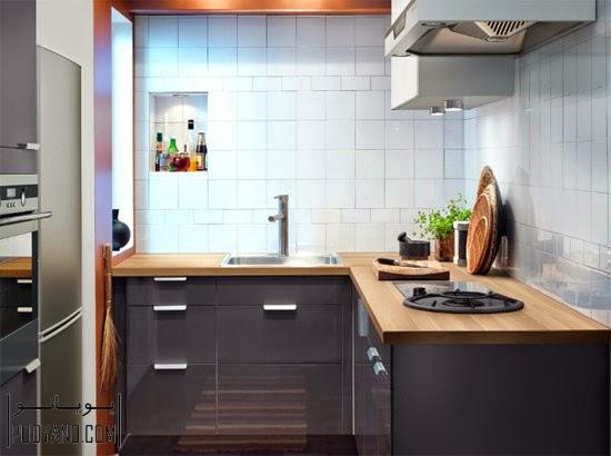 کابینت آشپزخانه و دیزاین آشپزخانه کوچک