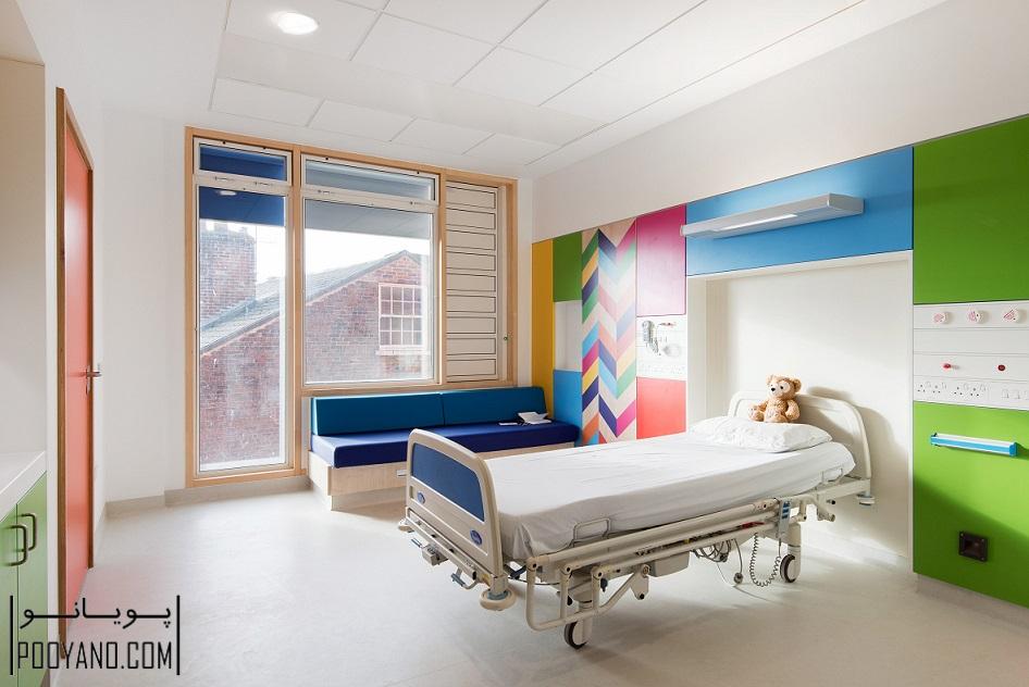 010 طراحی داخلی بیمارستان کودکان Sheffield با رنگ و نور توسط دیزاینر Morag Myerscough