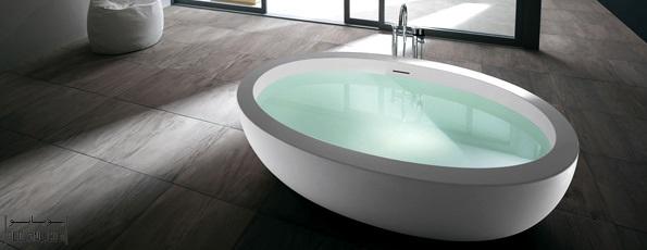مدل وان حمام با طراحی خلاقانه و کارآمد از شرکت ایتالیایی Teuco ؛ طراحی انواع وان حمام