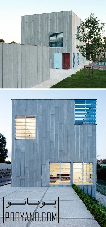 نمای خانه مدرن و مینیمال از سراسر جهان | طراحی نمای ساختمان مدرن و مینیمال
