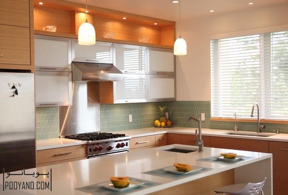 13 مدل کابینت‌ آشپزخانه مدرن ؛ طراحی و اجرای کابینت آشپزخانه مدرن ؛ انواع کابینت آشپزخانه مدرن