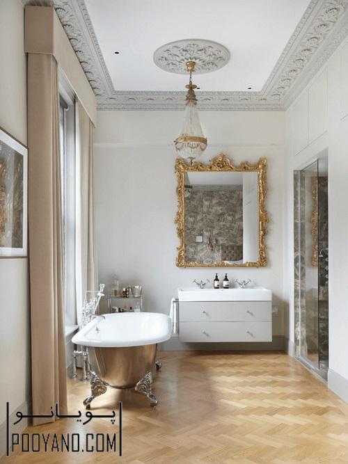 آینه حمام در طراحی داخلی