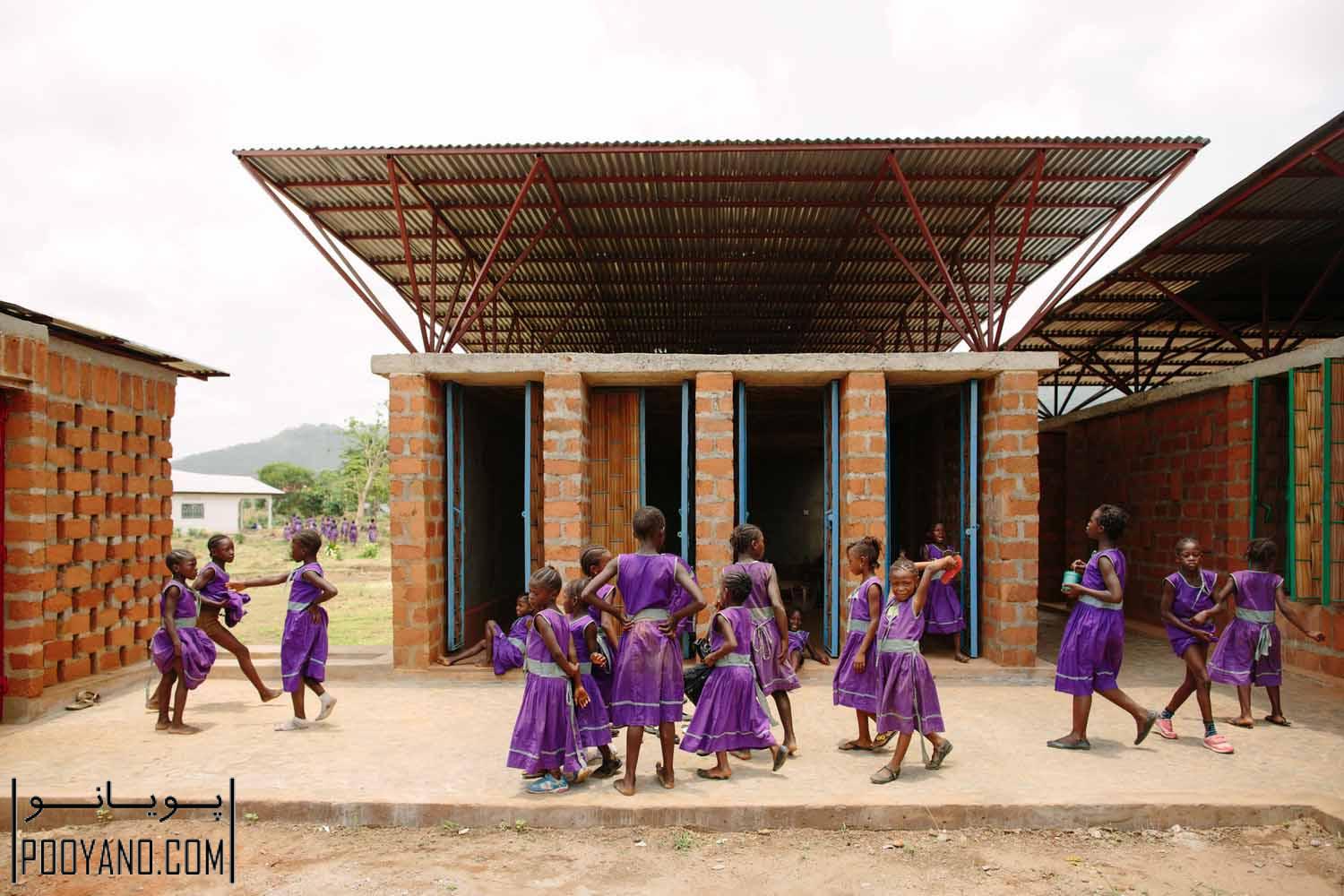 طراحی مدرسه ابتدایی دخترانه‌ همگانی ،اثر شرکت معماری ارکید Orkidstudio
