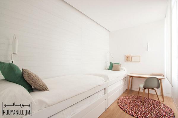 فرش گرد قالیچه گرد برای دکوراسیون اتاق خواب