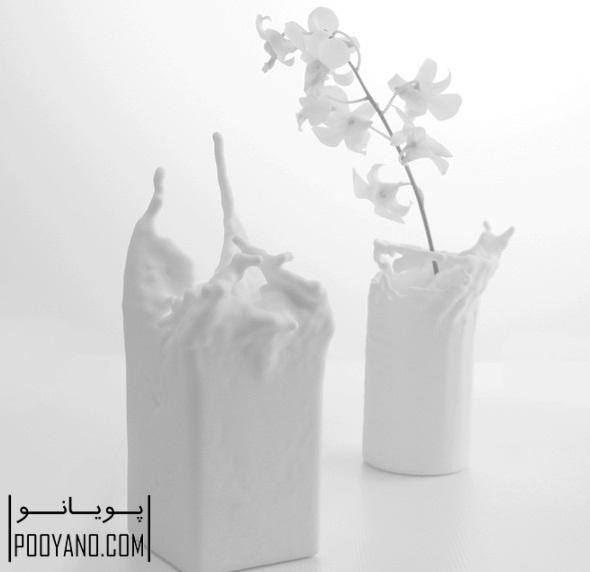 9 طراحی گلدان منحصربه فرد سفید رنگ برای استفاده در منزل به عنوان ویژگی تاکیدی ساده و مینیمال
