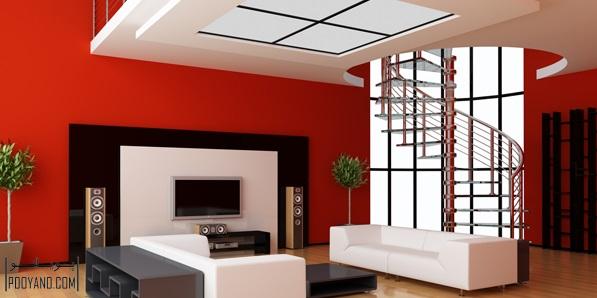 طراحی کناف و دکوراسیون سقف خانه