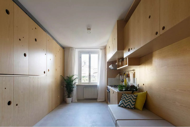 طراحی آپارتمان 30 متری با ایده‌های طراحی خلاقانه برای به حداکثر رساندن فضا