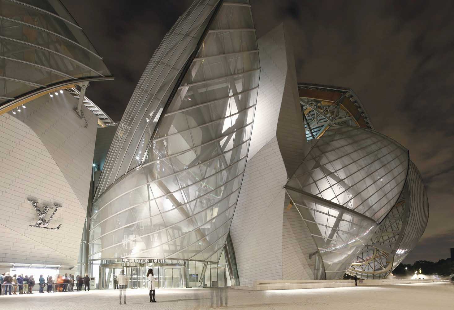 طراحی موزه بنیاد لویی ویتون Fondation Louis Vuitton ؛ شرکت معماری شرکای گری Gehry Partners