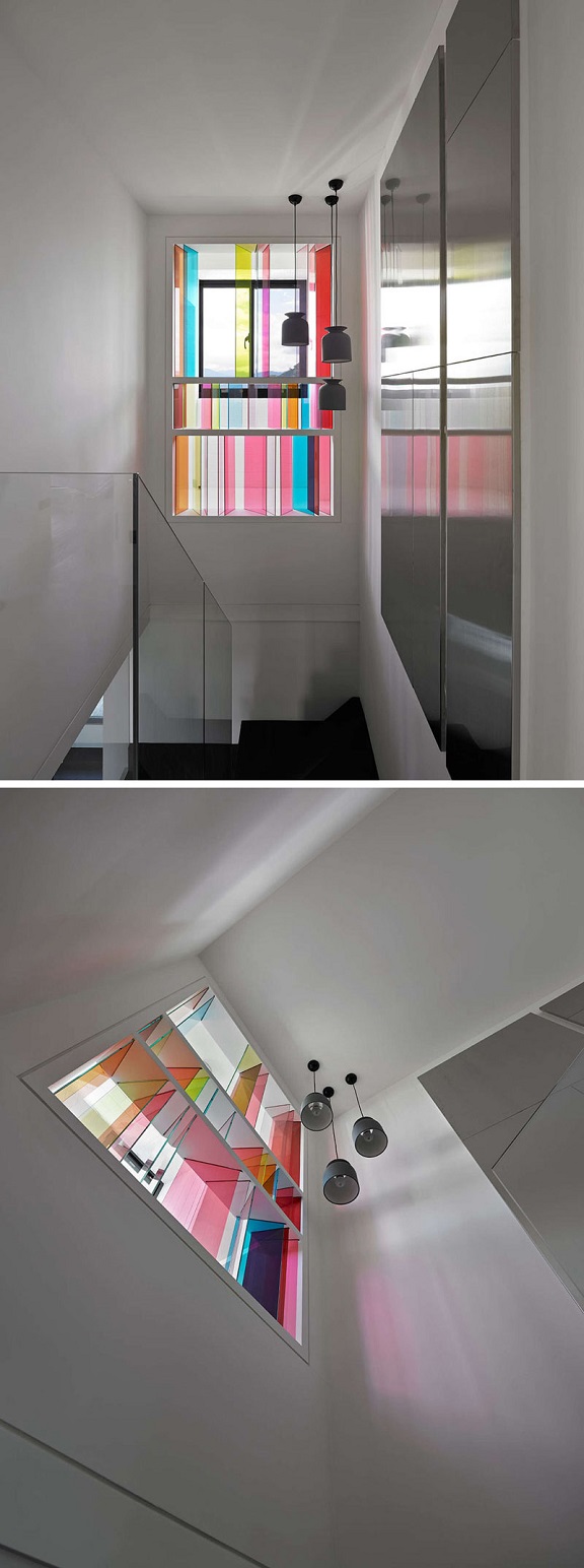 شیشه رنگی در معماری و طراحی داخلی مدرن