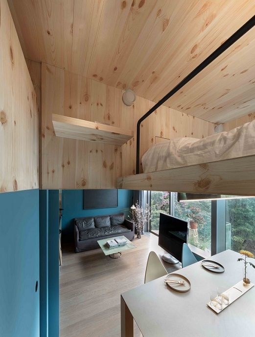 طراحی داخلی خانه درختی