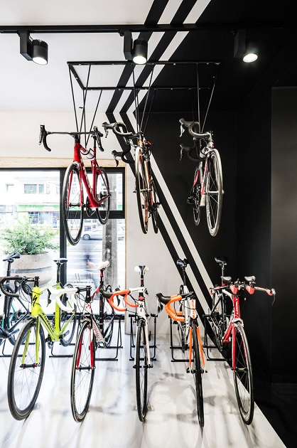 طراحی داخلی فروشگاه دوچرخه