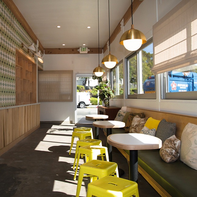 رستوران "لیتل پاین" (Little Pine)، ایالات متحده آمرریکا، طراحی توسط استودیوی معماری "هاس" (Hus)